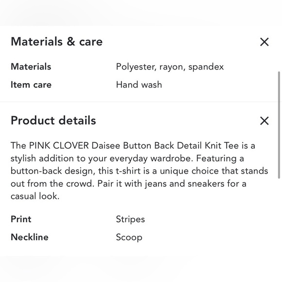 Women’s PINK CLOVER Daisee Button Back Detail Knit Tee
Size XL | Navy - Picture 14 of 15